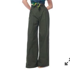 NWT The Kit Leigh Trousers in Viridian Olive Size 4